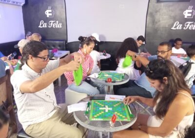 Copa 4 de abril de Scrabble en La Fela.